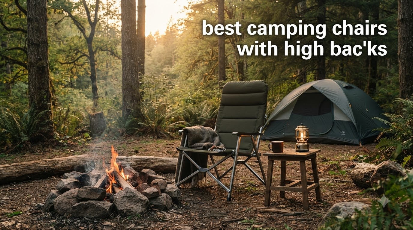 best camping chairs with high backs