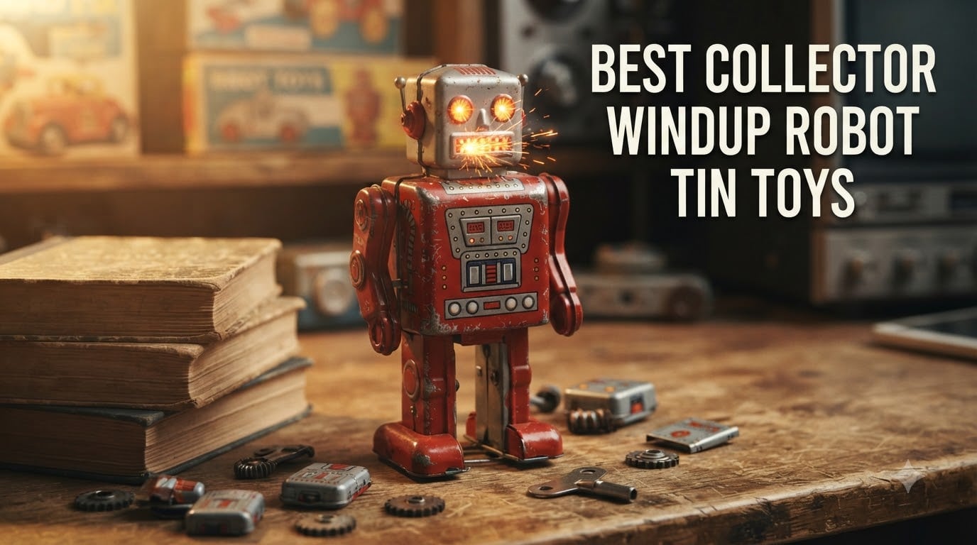 best collector windup robot tin toys