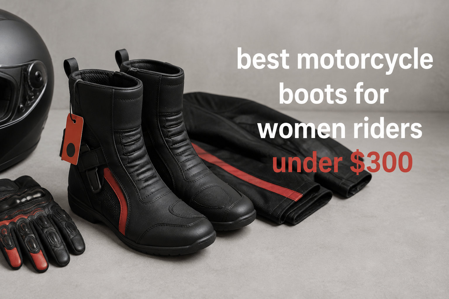 best motorcycle boots for women riders under $300
