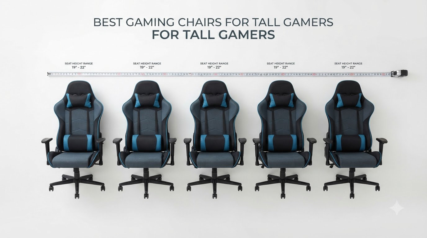 best gaming chairs for tall gamers