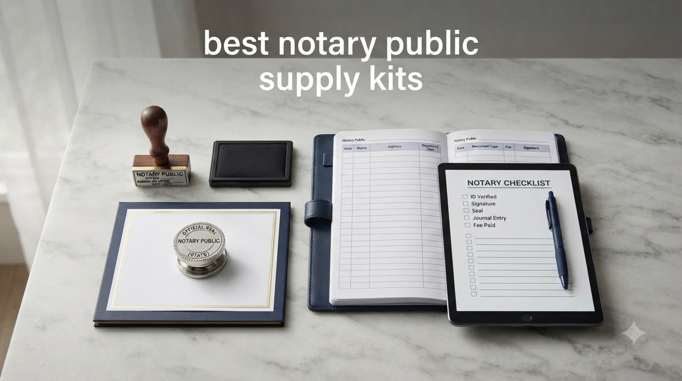 best notary public supply kits
