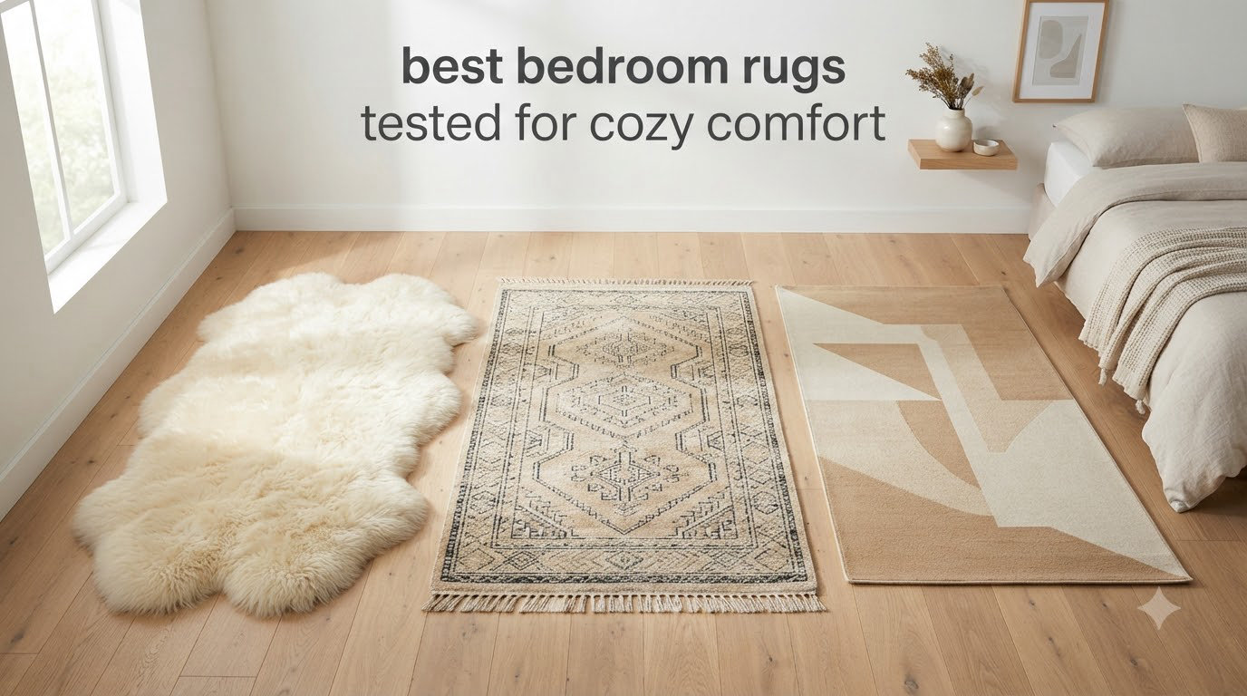 best bedroom rugs tested for cozy comfort