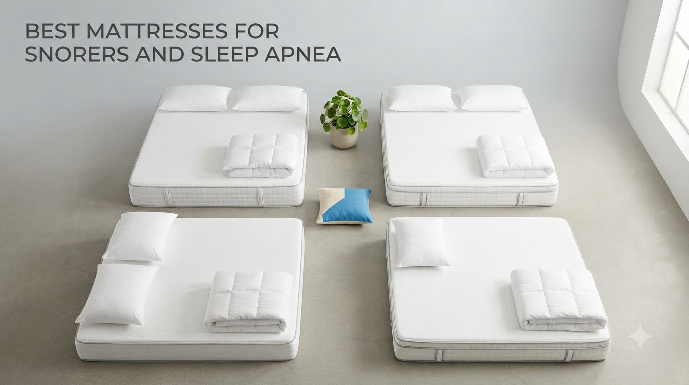 best mattresses for snorers and sleep apnea