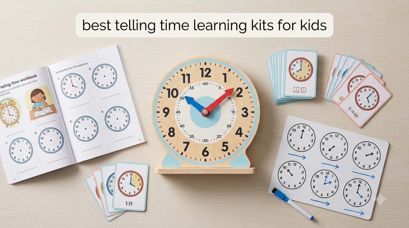 best telling time learning kits for kids