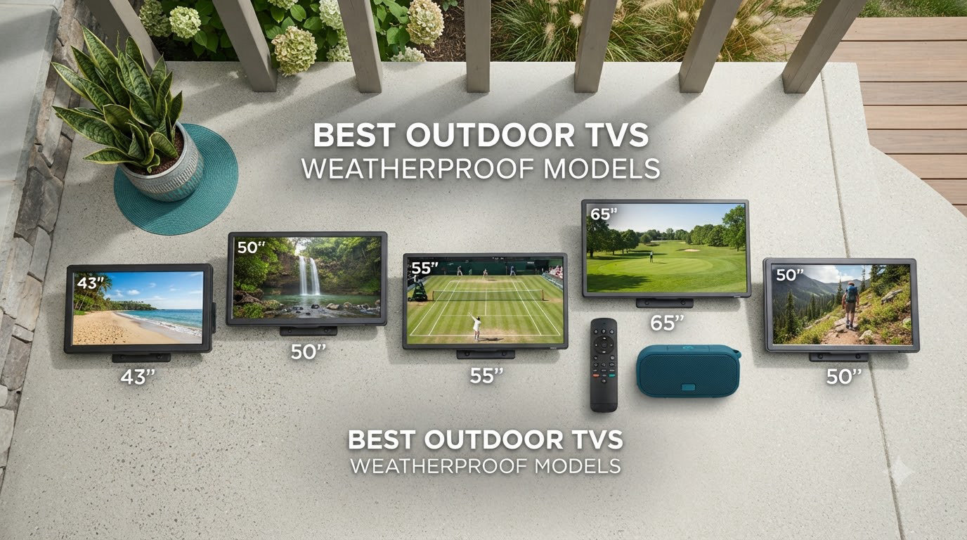 best outdoor tvs weatherproof models