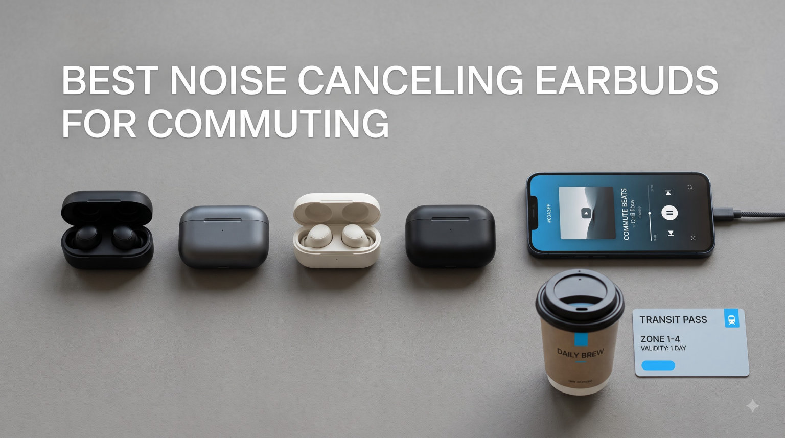 best noise canceling earbuds for commuting
