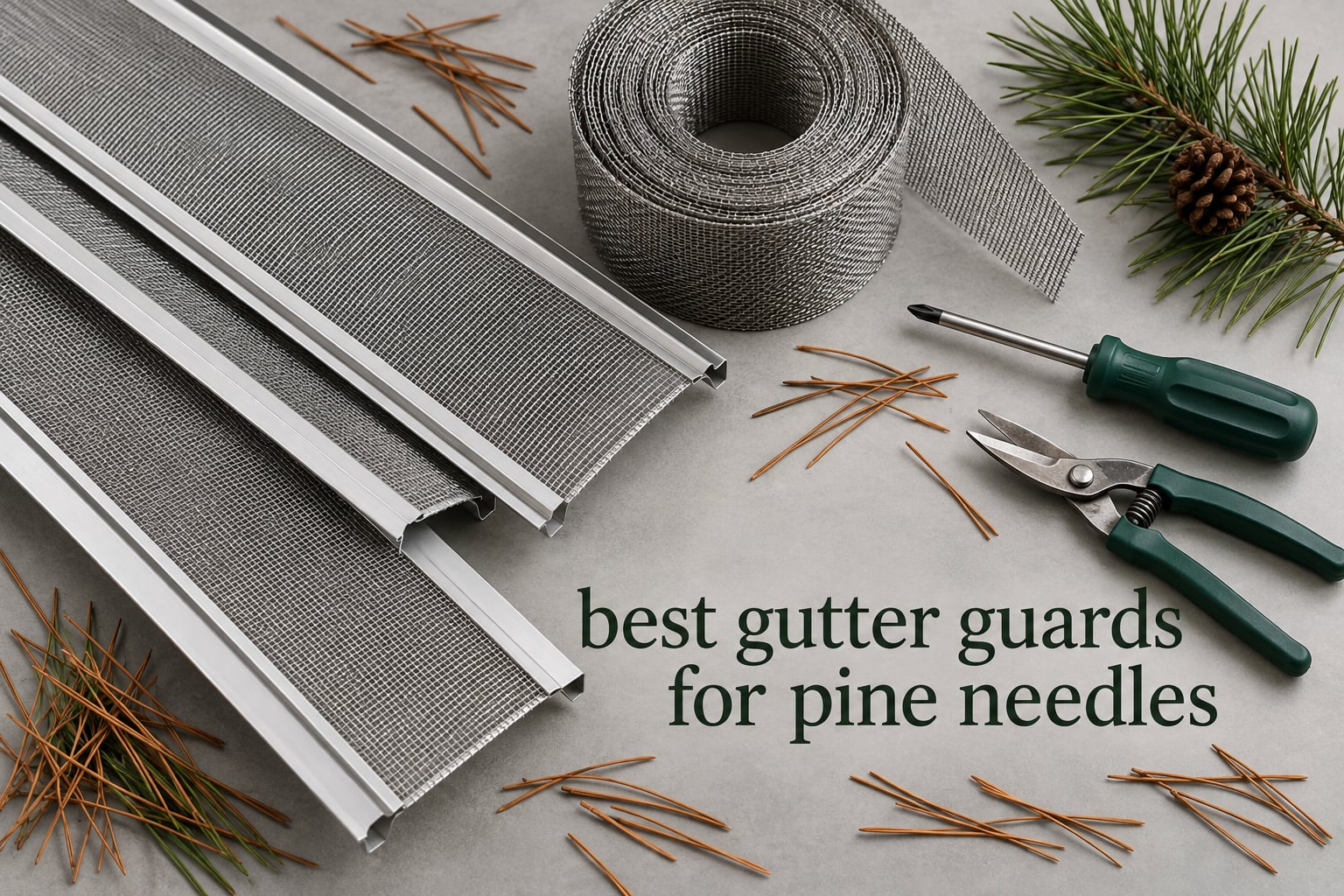 best gutter guards for pine needles