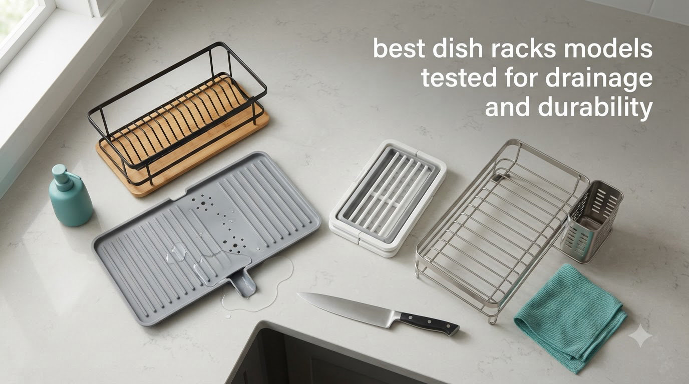 best dish racks models tested for drainage and durability