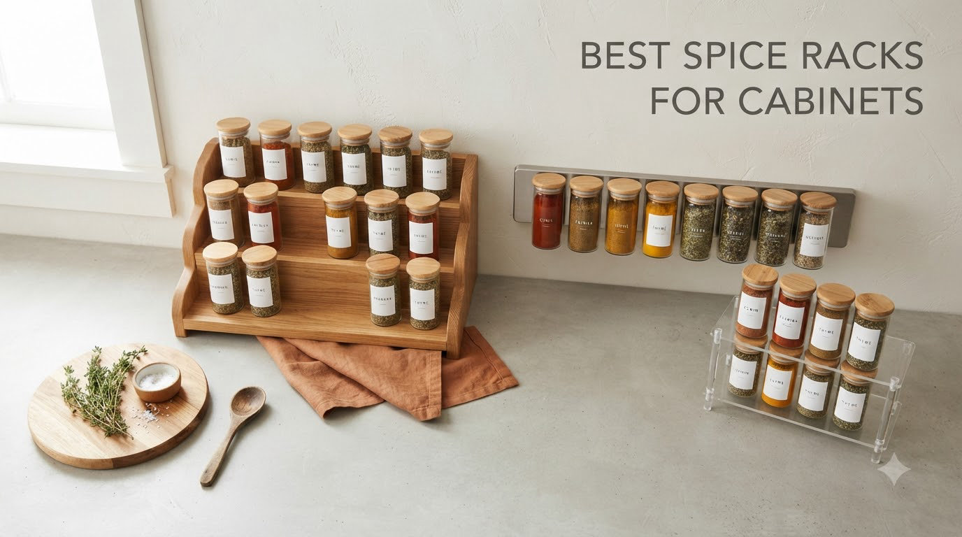 best spice racks for cabinets