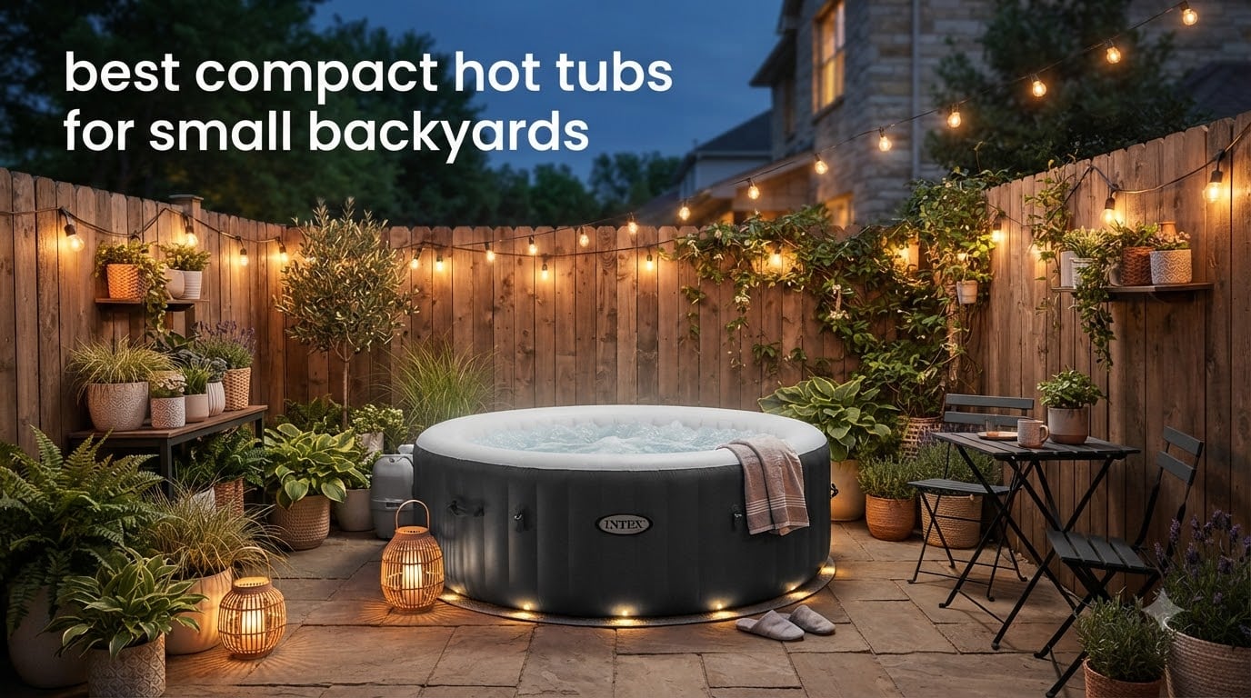 best compact hot tubs for small backyards