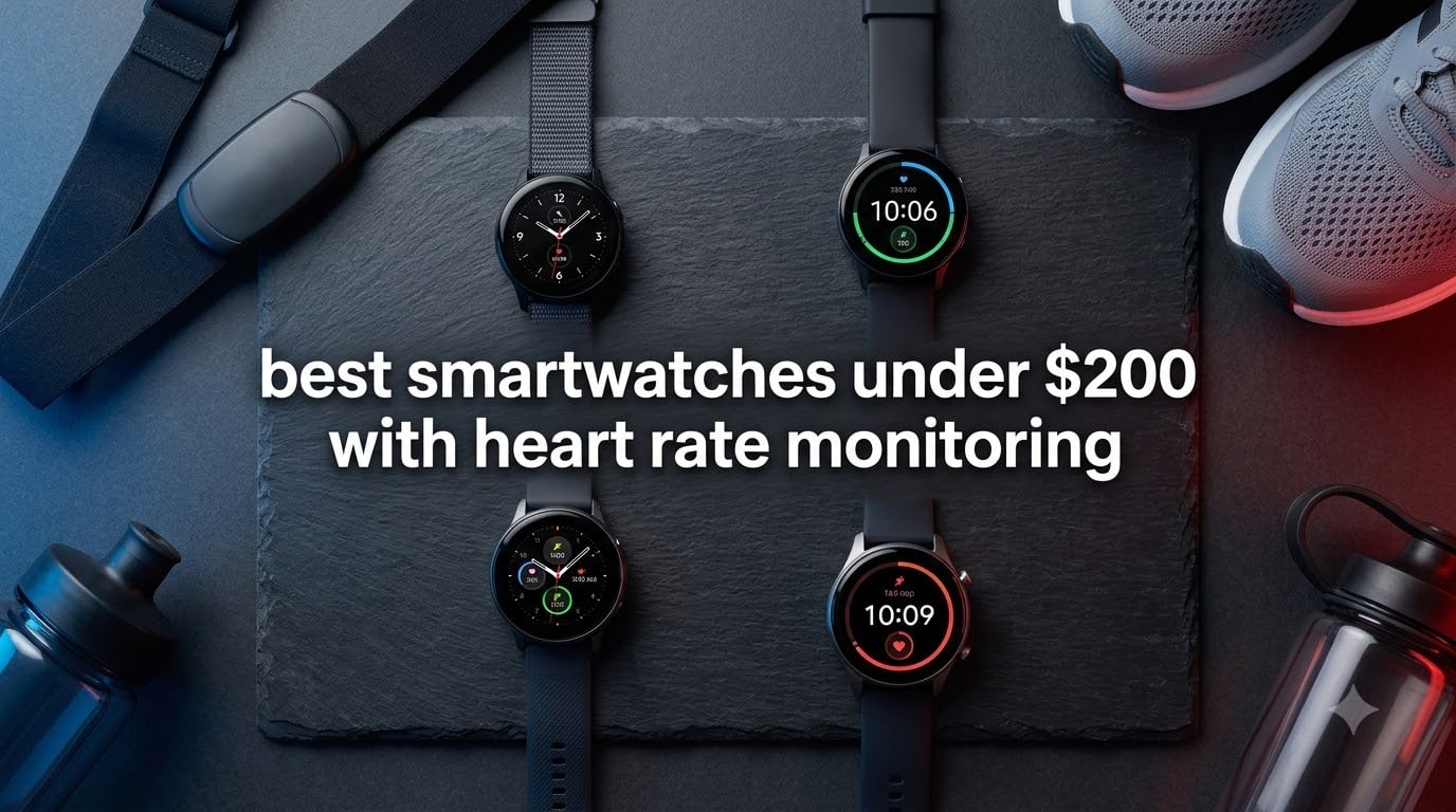 best smartwatches under $200 with heart rate monitoring