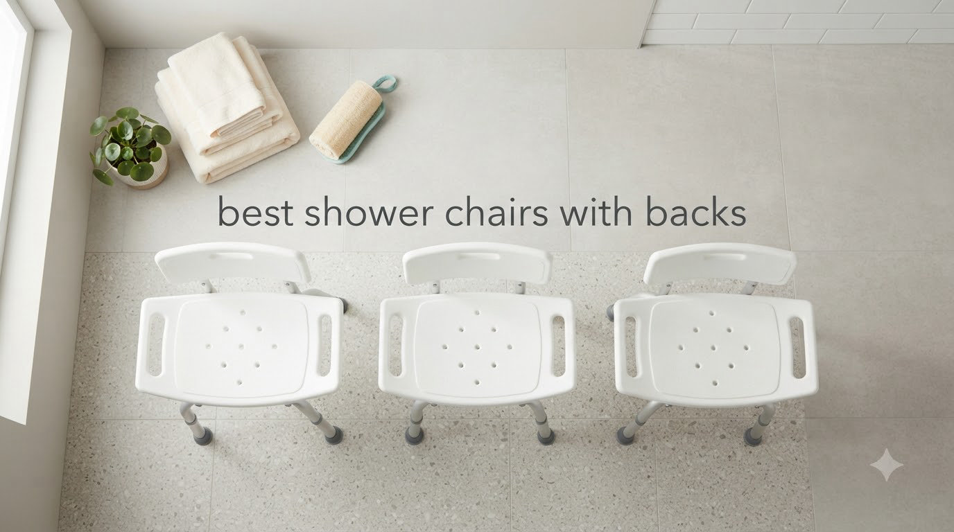 best shower chairs with backs