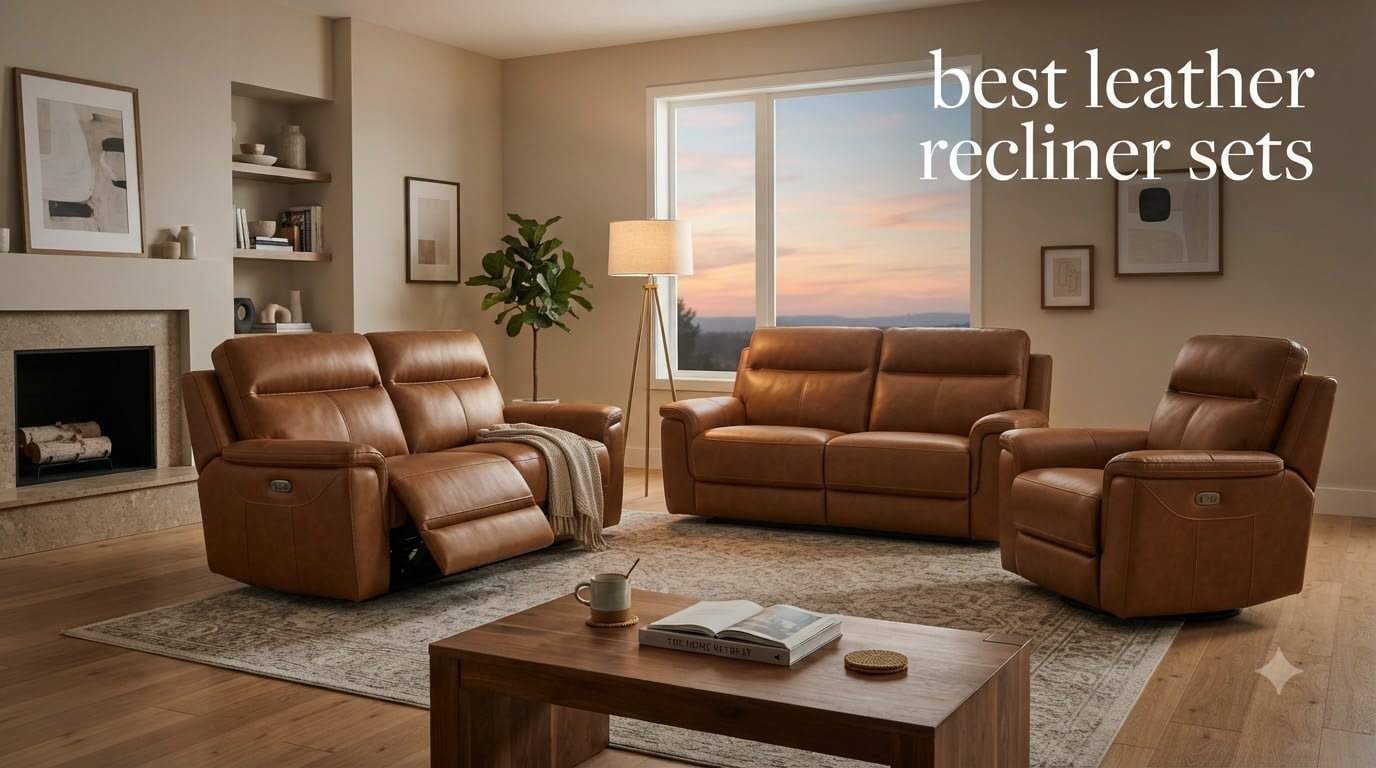best leather recliner sets