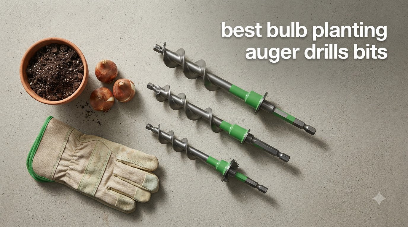 best bulb planting auger drills bits