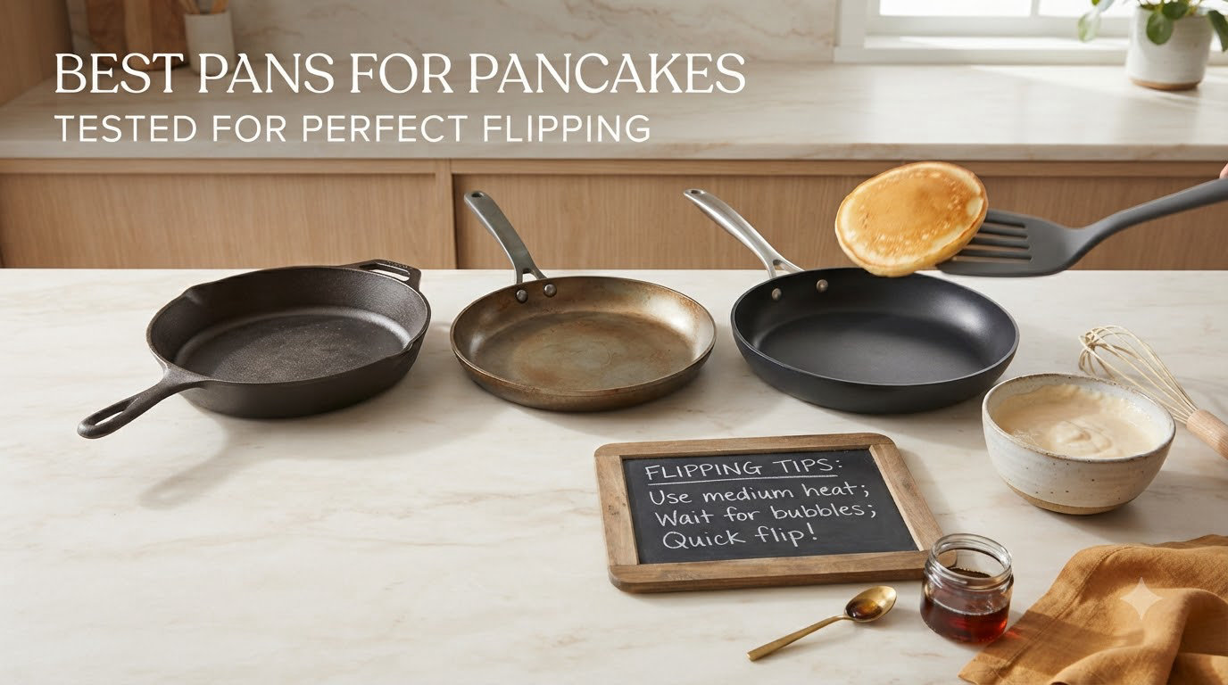 best pans for pancakes tested for perfect flipping