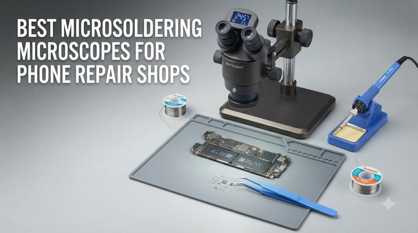 best microsoldering microscopes for phone repair shops