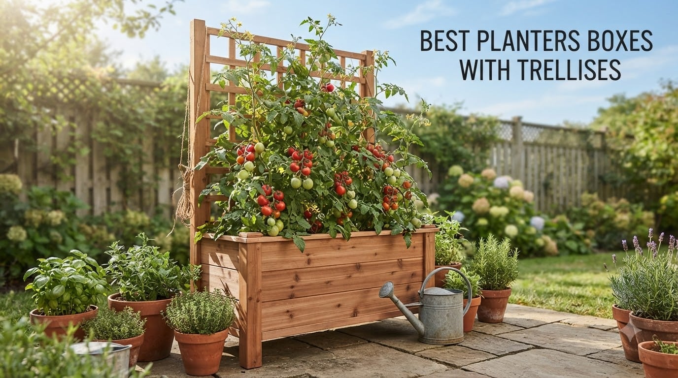 best planters boxes with trellises