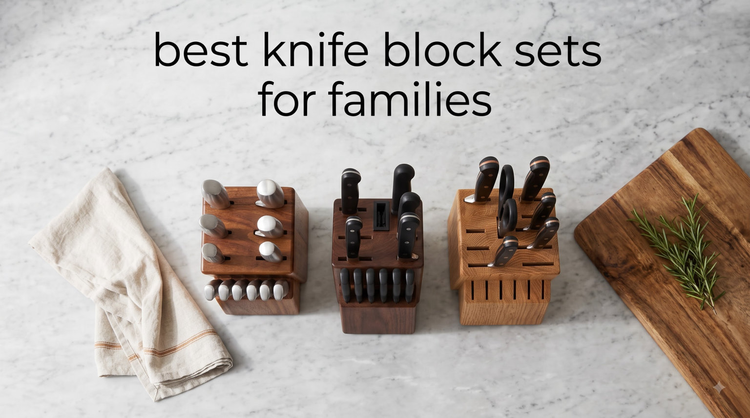 best knife block sets for families