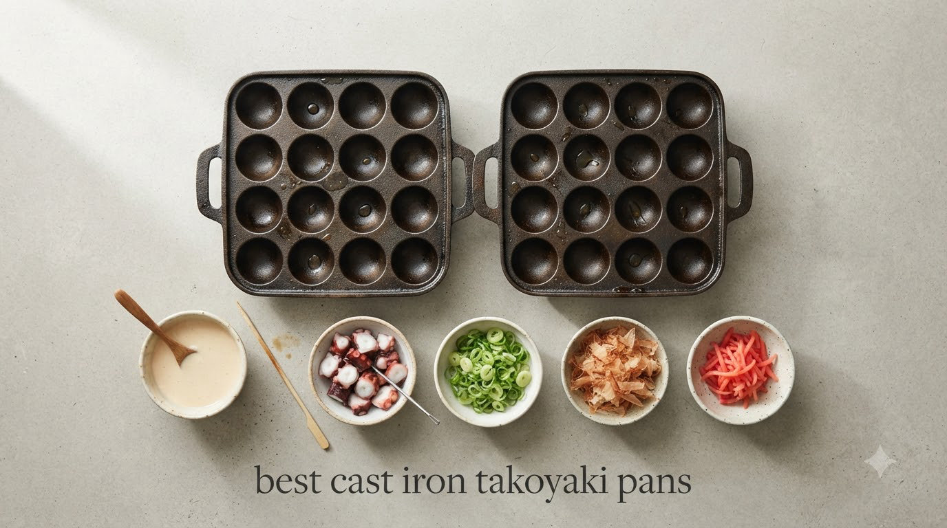 best cast iron takoyaki pans