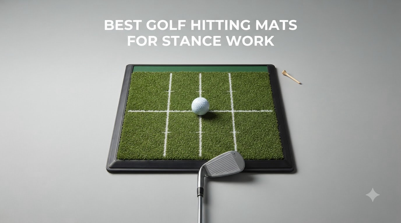 best golf hitting mats for stance work