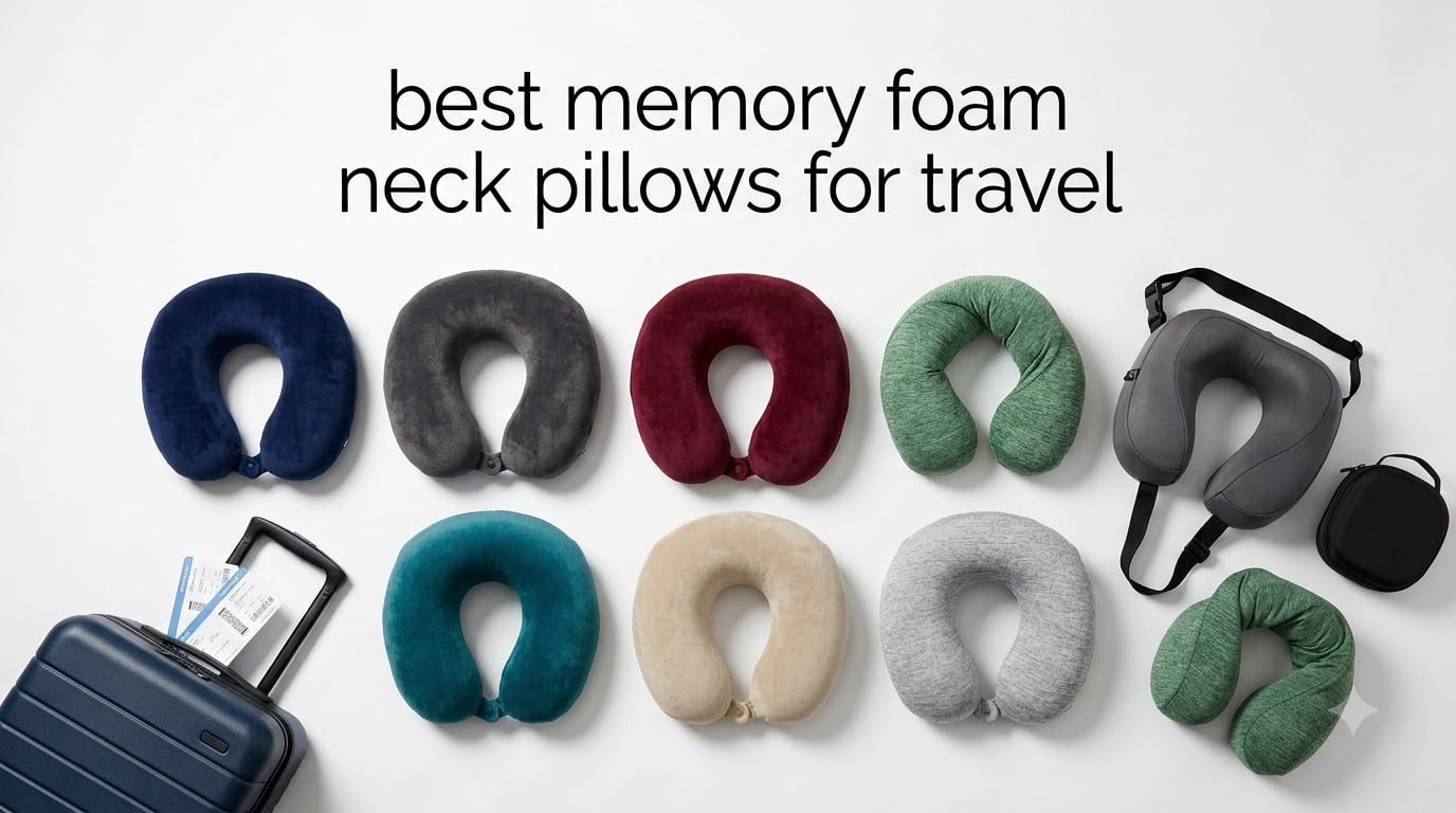 best memory foam neck pillows for travel