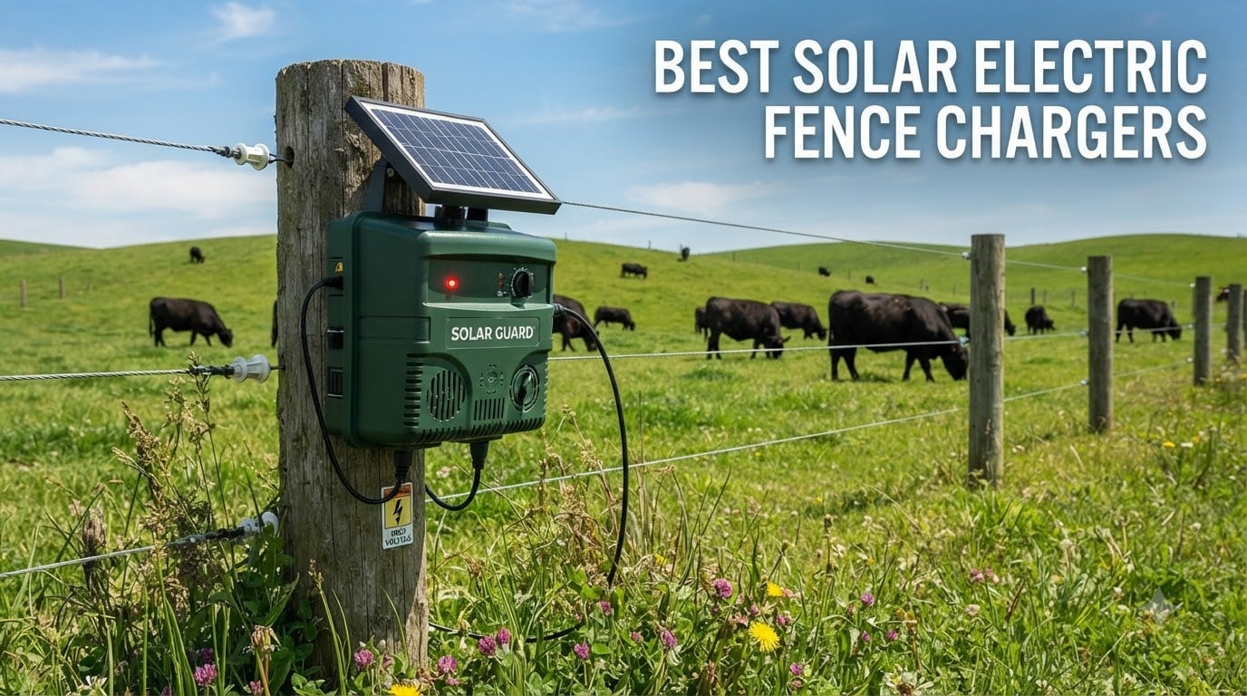 best solar electric fence chargers