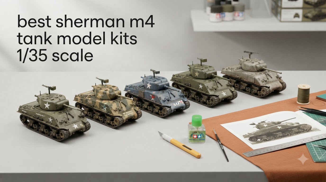 best sherman m4 tank model kits 1/35 scale