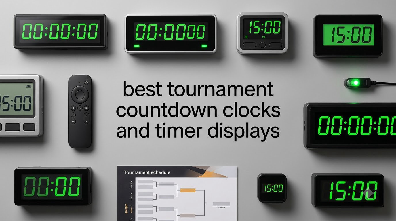 best tournament countdown clocks and timer displays