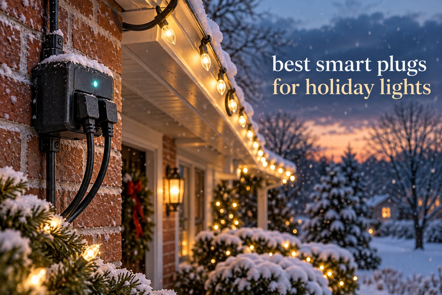 best smart plugs for holiday lights