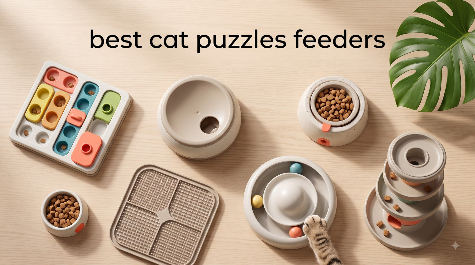 best cat puzzles feeders