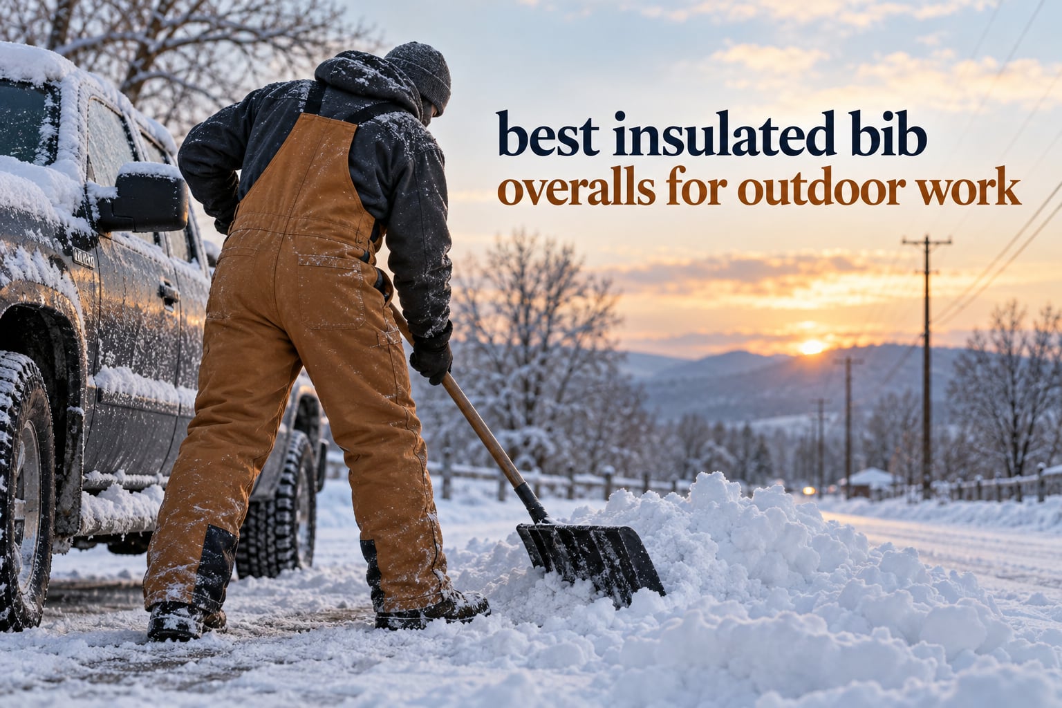 best insulated bib overalls for outdoor work