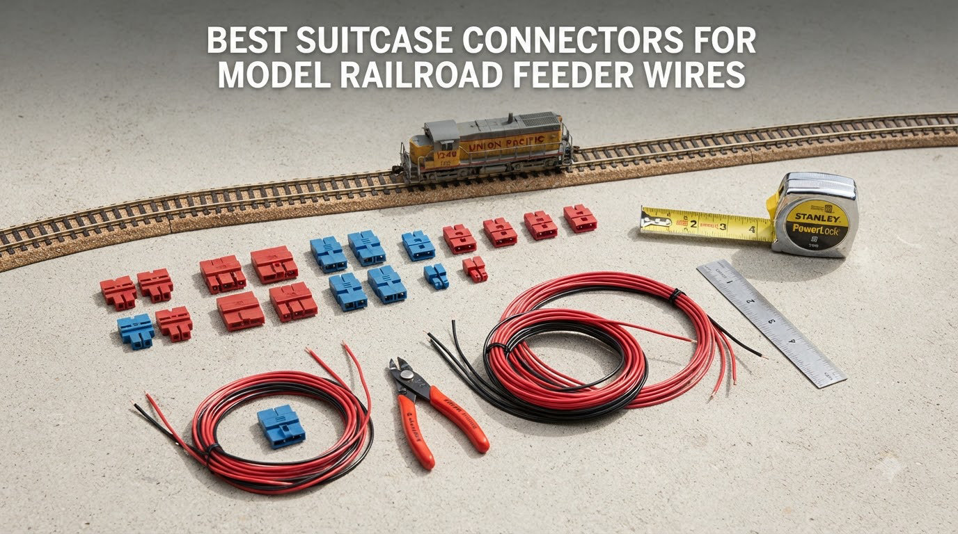best suitcases connectors for model railroad feeder wires