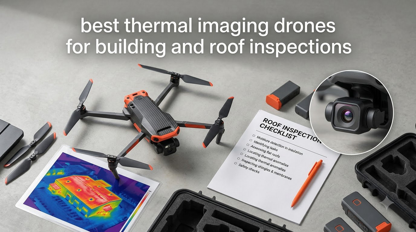 best thermal imaging drones for building and roof inspections