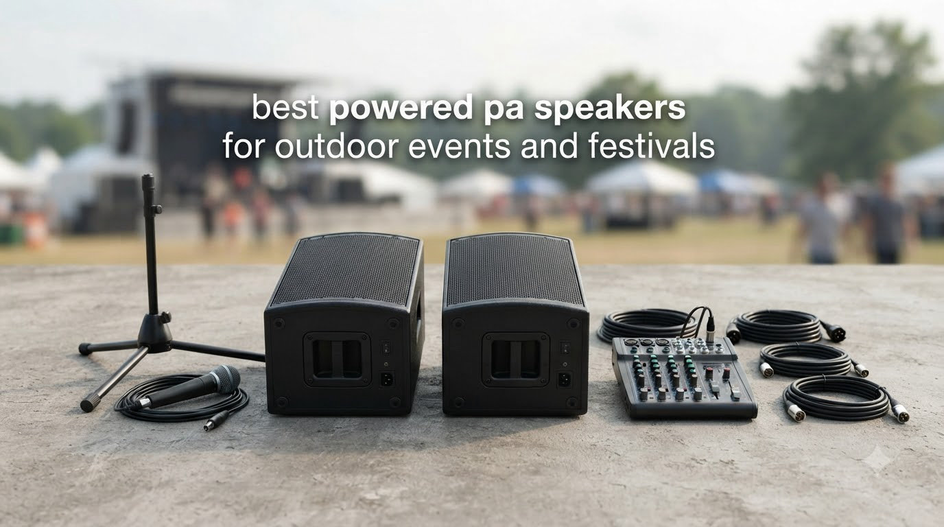 best powered pa speakers for outdoor events and festivals