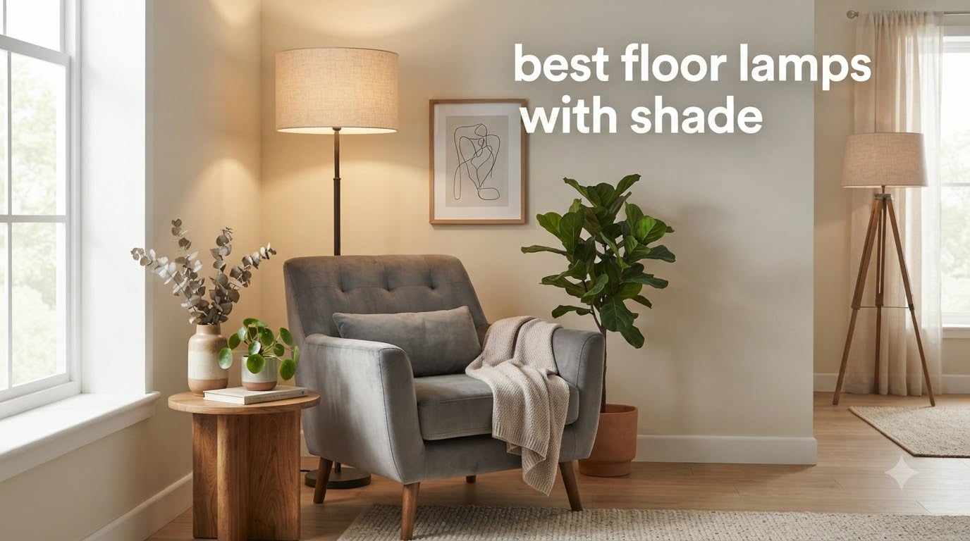 best floor lamps with shade