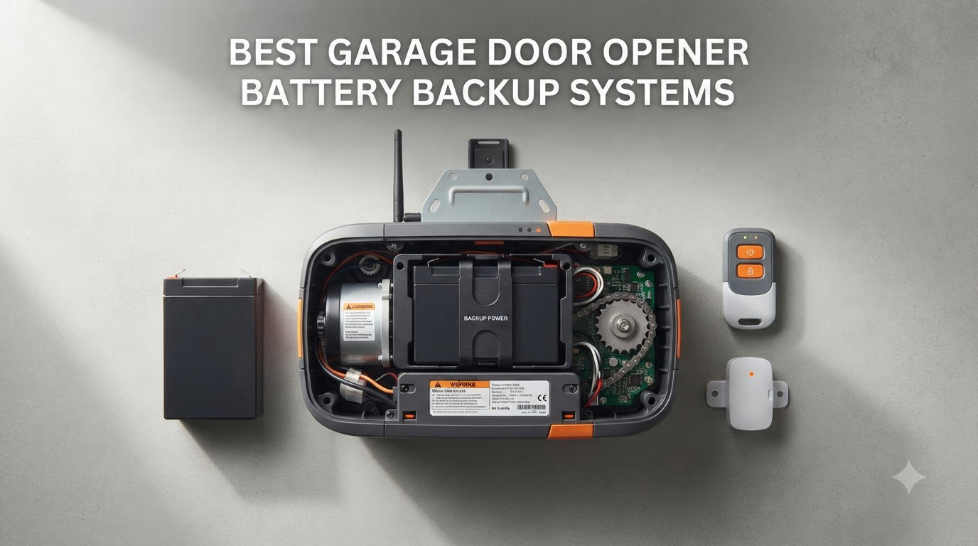 best garage door opener battery backup systems