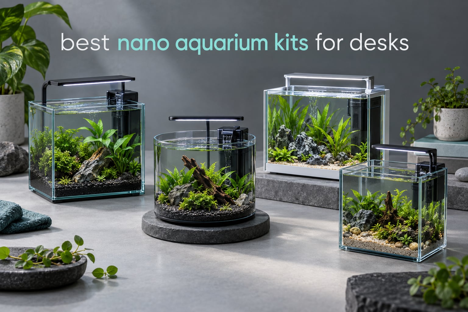 best nano aquarium kits for desks
