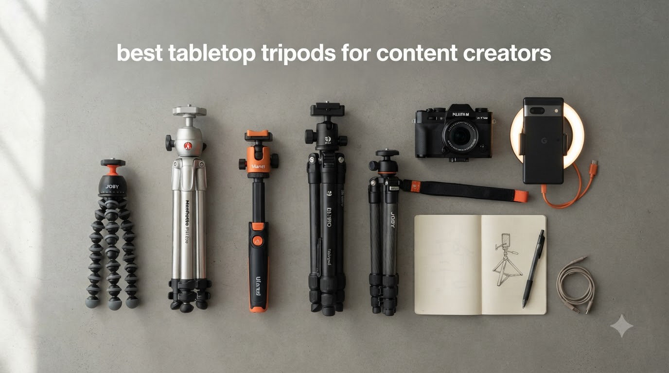 best tabletop tripods for content creators