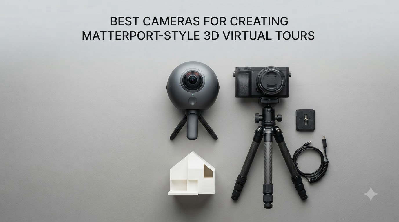 best cameras for creating matterport style 3d virtual tours
