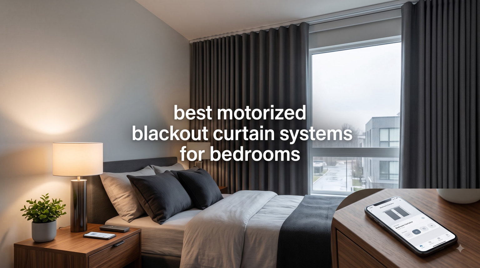 best motorized blackout curtain systems for bedrooms