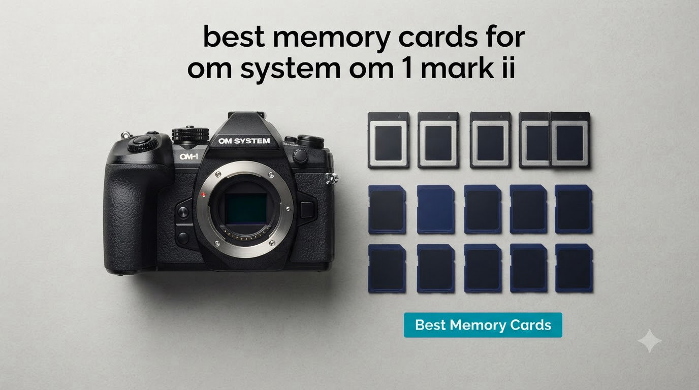 best memory cards for om system om 1 mark ii