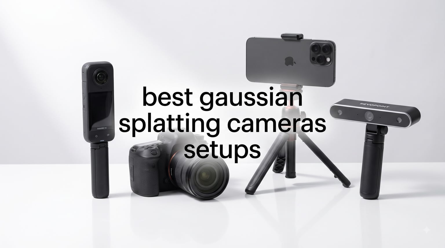 best gaussian splatting cameras setups