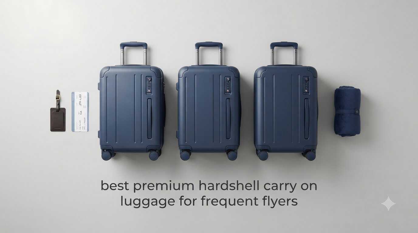 best premium hardshell carry on luggage for frequent flyers