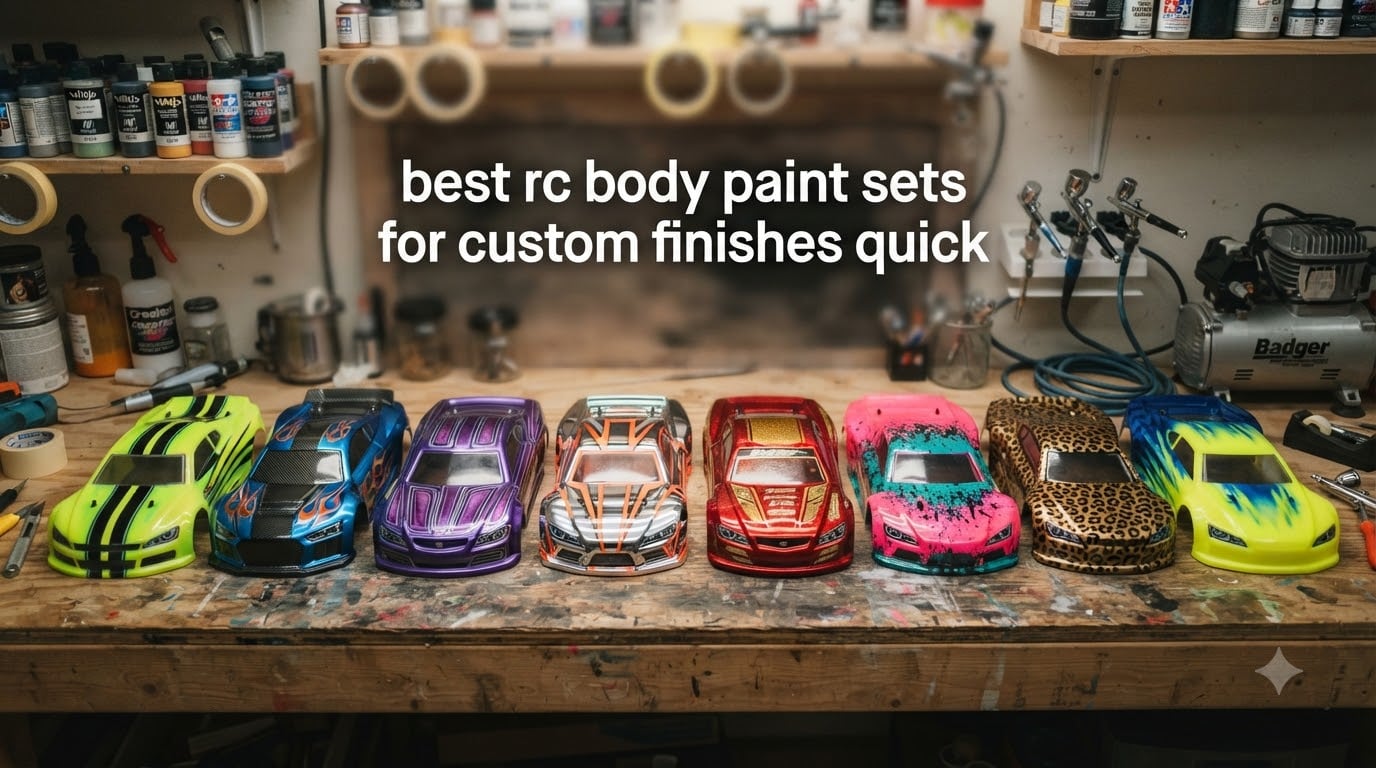 best rc body paint sets for custom finishes quick