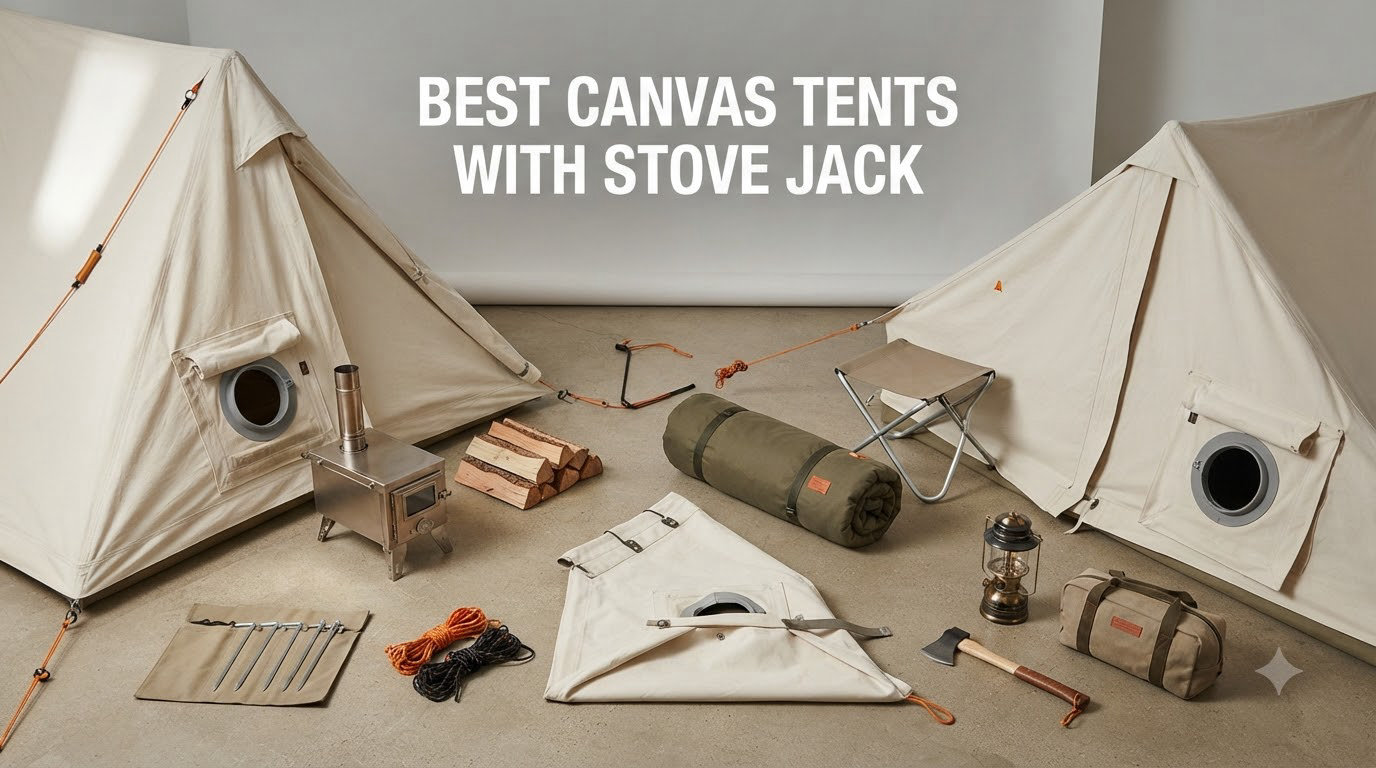 best canvas tents with stove jack