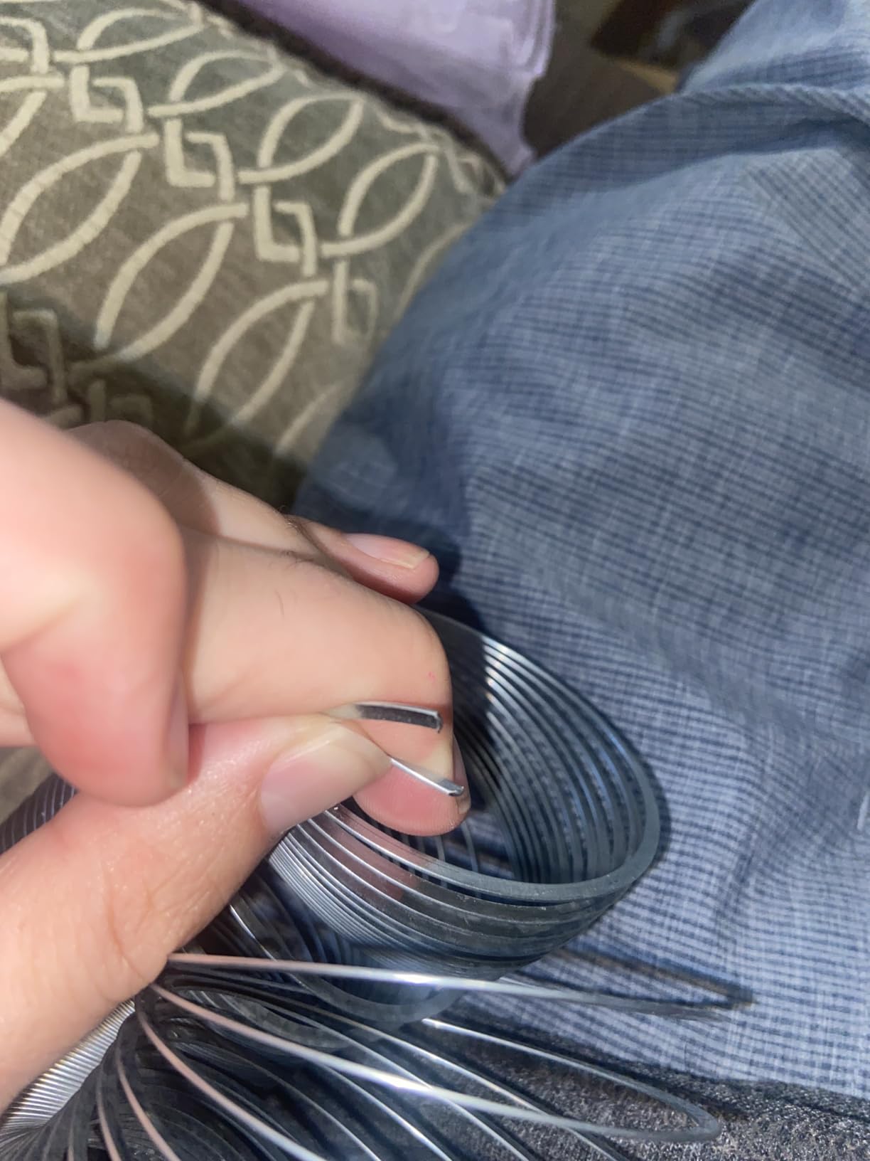 The Original Slinky Walking Spring Toy, 2.75-inch Diameter Metal Slinky, Fidget Toys customer photo 1