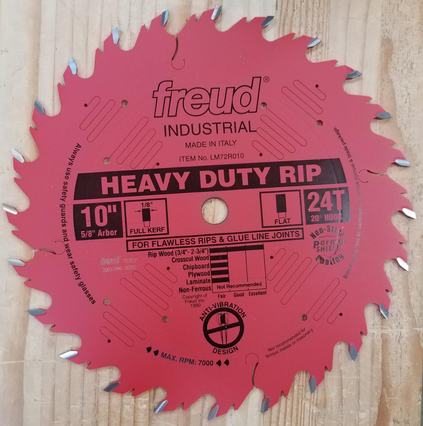 Freud Heavy-Duty Rip Saw Blade - 10