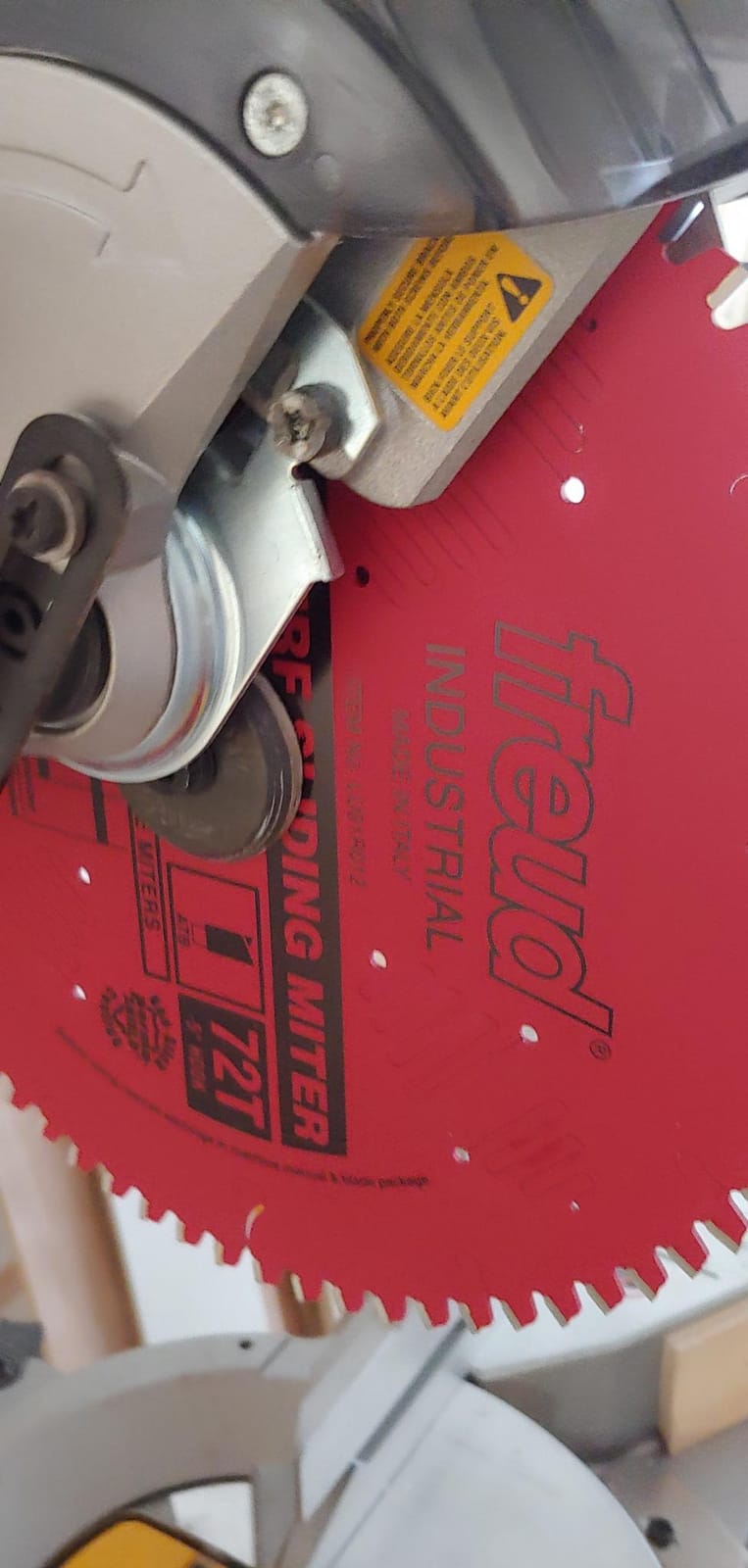 Freud Thin Kerf Sliding Compound Miter Saw Blade with Premium Tico Hi-Density Carbide Crosscutting Blend for Maximum Performance - 12