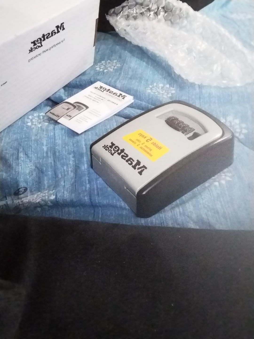 Master Lock 5-Key Combination Safe Black/Silver 5401D customer photo 2
