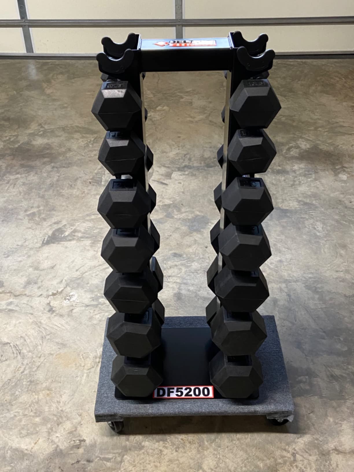 DF5200-8 Pair Vertical Dumbbell Rack by Deltech Fitness customer photo 2